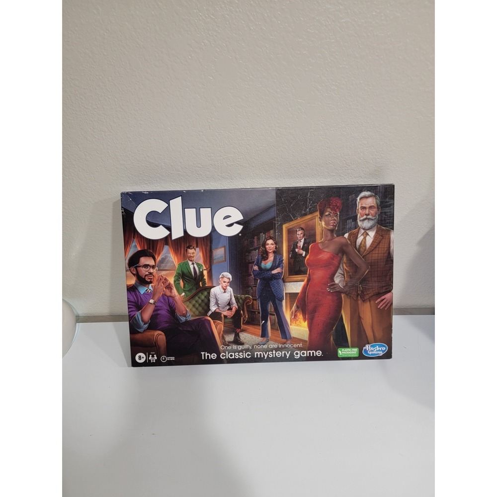 Reimagined Clue Board Game for Ages 8+, 2-6 Players, Family Mystery Fun